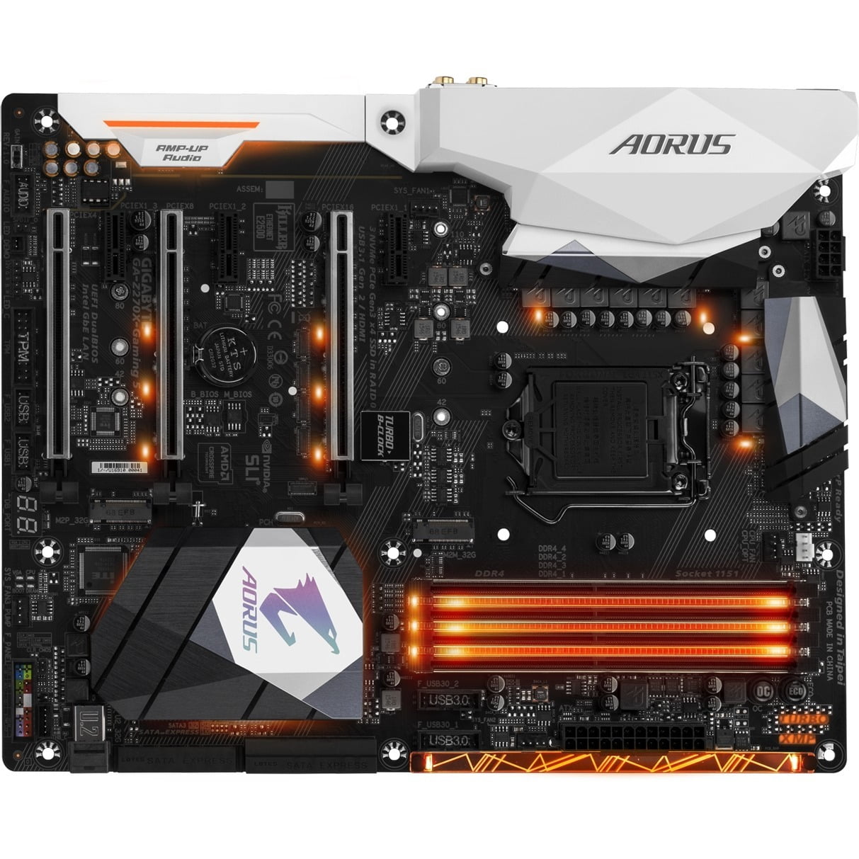 Aorus Ultra Durable GAZ270XGaming 5 Desktop Motherboard, Intel