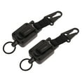 thumbnail image 5 of 2 PCS Easy Pull Buckle Keychain Olecranon Buckle Stretchable Quick Release Buckle Key Ring for Bag Pants Black, 5 of 5