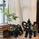 thumbnail image 5 of 1 par de figuras de elefante de resina, estatuas decorativas, soporte coleccionable de moda para azul, 5 of 9