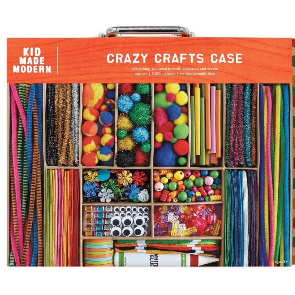 Arts and Crafts Vault 1000 Plus Piece Craft Kit Library in a Box for Kids  Ages 4 5 6 7 8 9 10 11 & 12 Year Old Girls & Boys 
