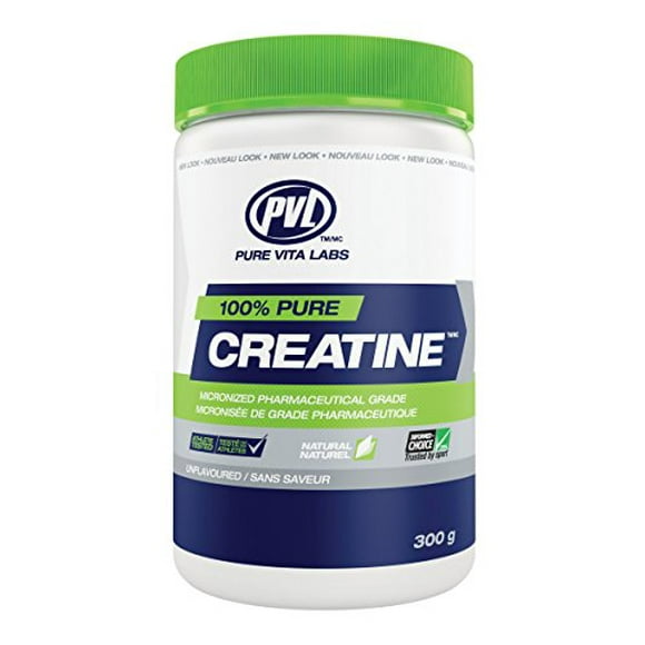 PVL 100% Pure Creatine | Creatine Monohydrate Micronized Powder | Pre-Workout Supplement | 300 g | Unflavoured