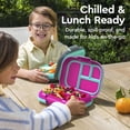 thumbnail image 5 of Bentgo Chill Kids Leak-Proof Lunch Box - 4-Compartment Bento Box with Built-In Ice Pack, 3.3 Cup Capacity, PFAS & BPA-Free, Microwave & Dishwasher Safe, Ideal Size for Ages 3 to 7 (Fuchsia/Teal), 5 of 10