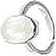 thumbnail image 3 of 100% Lab - Certified Moonstone 12.25 Ratti / 11.75 Carat Natural Moonstone Original Certified Moti Adjustable Panchhdhaatu/Ashtadhatu Silver Plated Ring For Men And Women-B0CK8D, 3 of 6