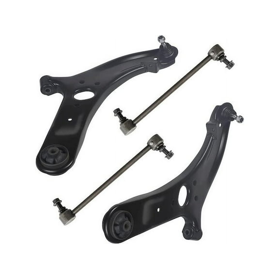Front Control Arm and Sway Bar End Link Kit - Compatible with 2012 - 2017 Hyundai Accent 2013 2014 2015 2016