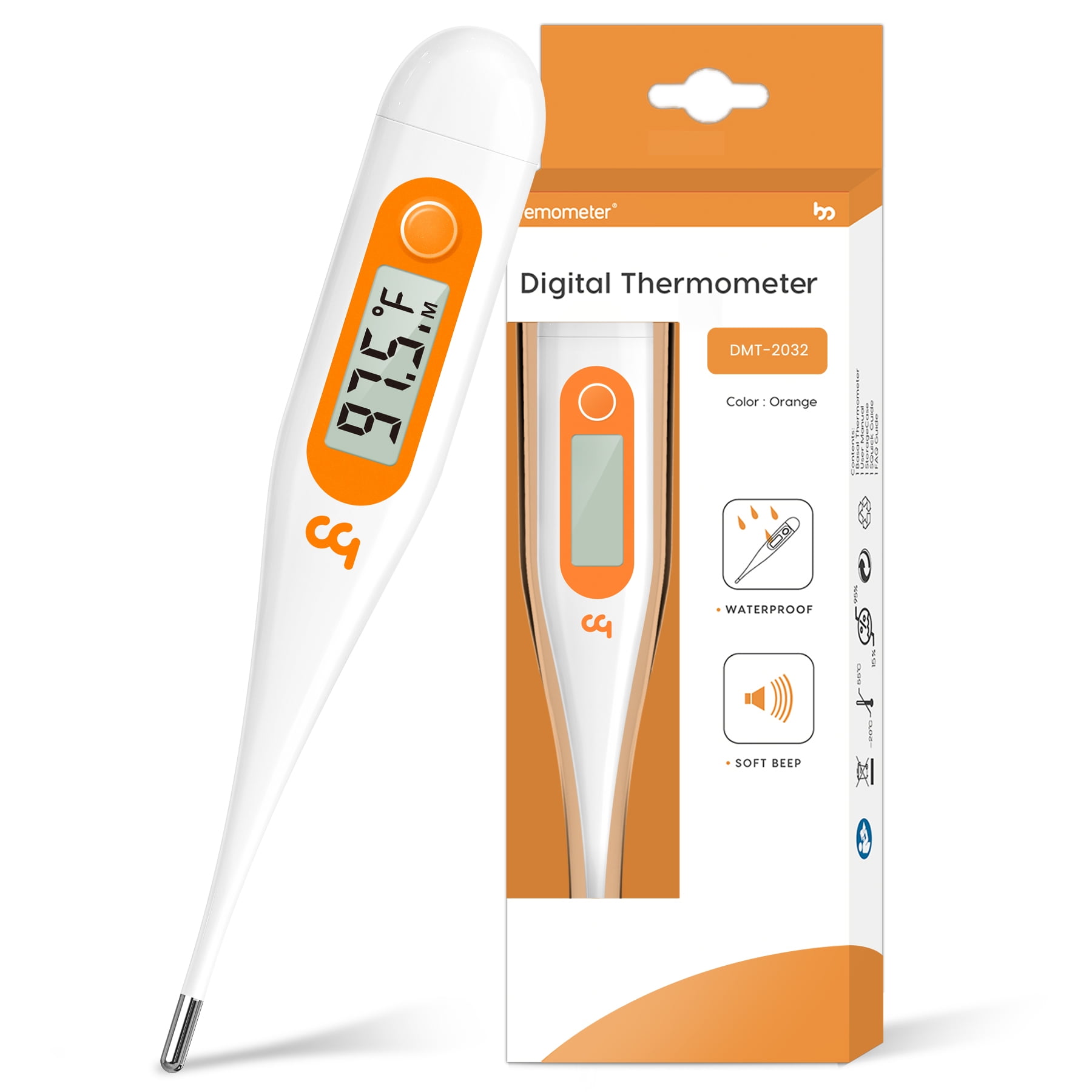 Femometer Digital Basal Thermometer for Adults & Kids, Oral Thermometer