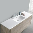 thumbnail image 3 of Fresca Catania 60" Wall Hung Single Sink Wood Modern Bathroom Vanity in Natural, 3 of 8
