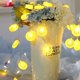 thumbnail image 4 of Cuerda de frutas, naranja, limón, chips, cadena de luces para exteriores, batería de conducción, fruta, intermitente, cadena de luces LED para boda, fiesta, jardín, decoración (amarillo, 10 m, 80 led TUNC Sencillez, 4 of 5