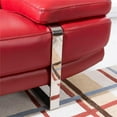 thumbnail image 2 of EK-L025 Red Color With Italian Leather Sectional - Left Facing Chaise, 2 of 4
