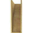 thumbnail image 4 of 10"W x 20"D x 30"H Classic Greensboro Rough Cedar Woodgrain TimberThane Corbel, Primed Tan, 4 of 6