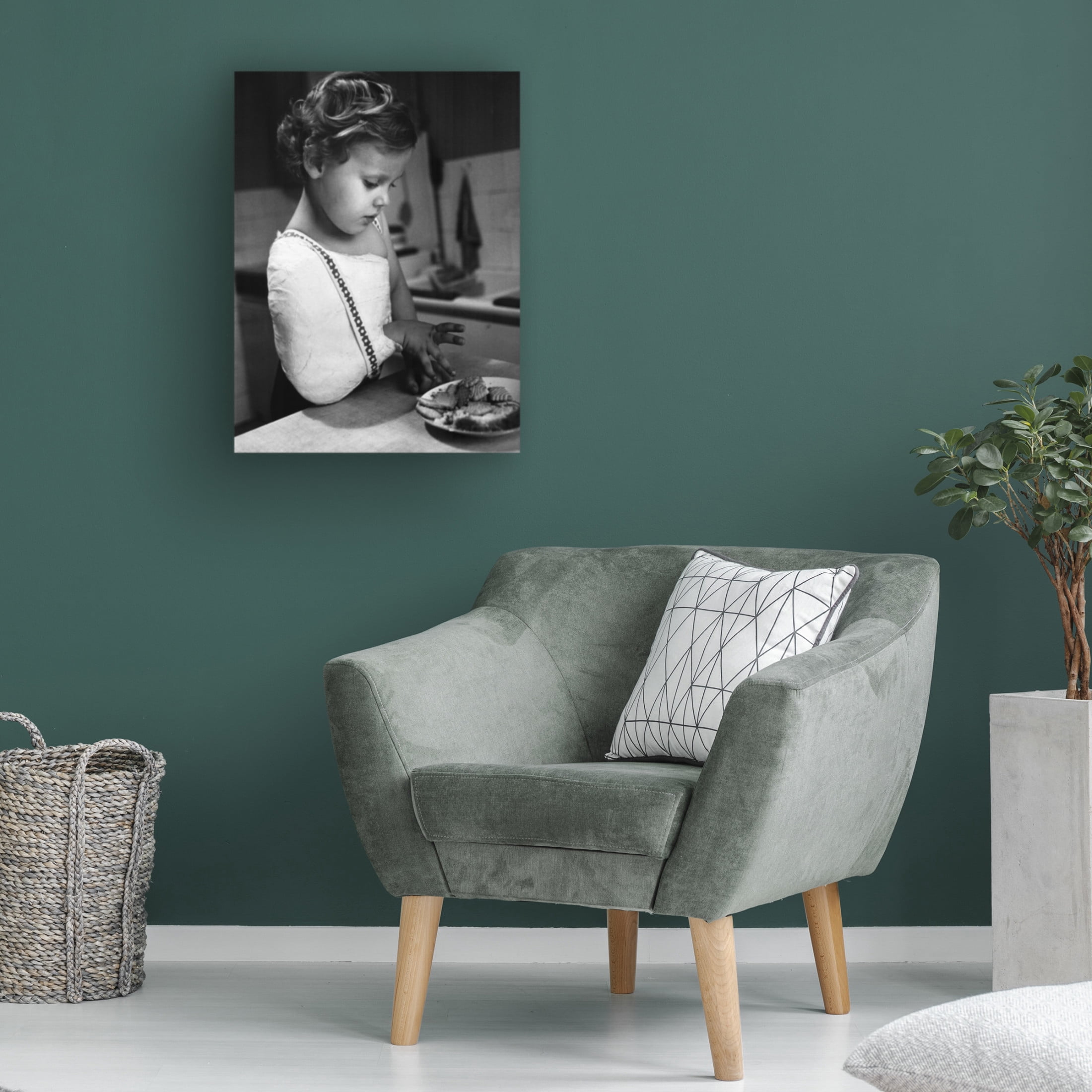 Canvas Wall Art - Jacek Stefan 'Glutton' Wall Art for Living Room, Bedroom, or Office D?cor by Trademark Fine Art - 35 x 47 Inches