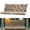 Khaki, variant on Porch Swing Cushions Outdoor, Waterproof 4" Thick 2–3 Seat Outdoor Swing Seat Cushion with Ties for Garden & Porch