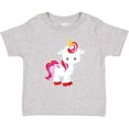 thumbnail image 3 of Inktastic Cute Little Unicorn With Red And Pink Mane, Hearts Girls Baby T-Shirt, 3 of 5