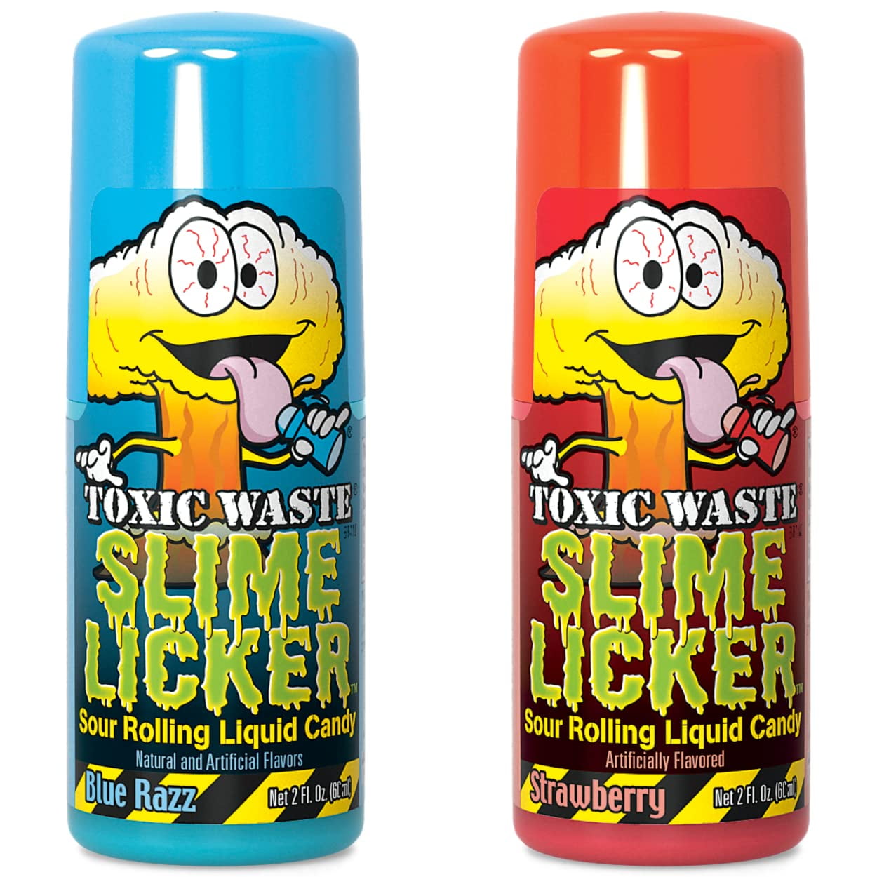 Toxic Waste - Slime Licker Sour Candy 3-Pack of Strawberry - 2oz