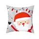 thumbnail image 1 of Fundas de cojines de Navidad, Serie de Navidad Papá Noel alce Patrón de dibujos animados Algodón Lino Fundas de almohada decorativas Fundas de almohada para sofá kaili Sencillez, 1 of 5