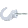 thumbnail image 3 of OOK 9971406 White Contemporary Swag Hook, Hollow or Wood Surfaces, 50-70lb (1 Set), 3 of 7