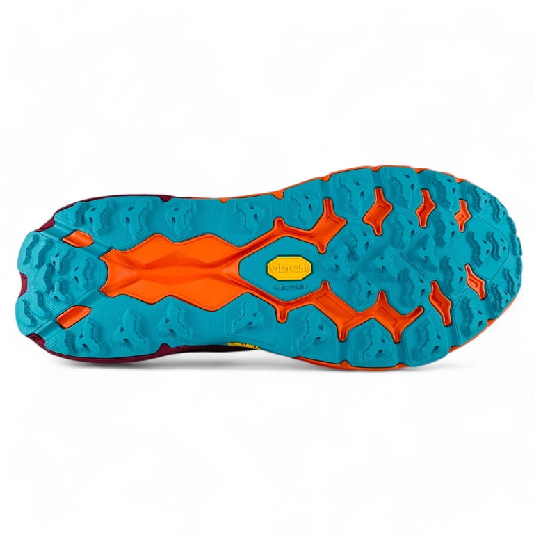 Hoka One One Speedgoat‎ 5 Trail Running Shoes Mens Size 11.5 Orange Blue 1123157 Men main image 4