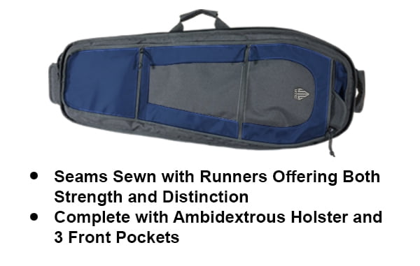 Leapers UTG PVC-PSP30BN ABC Sling Pack 30/" Case w//Electric Blue