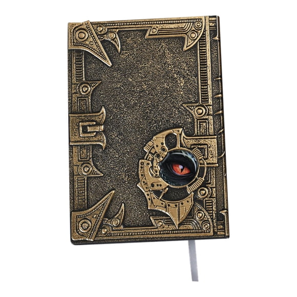 Pompotops Cahier Rétro Gaufré Dragon Maléfique Dinosaure Bloc-Notes Européen Stéréoscopique 100 Pages Liquidation