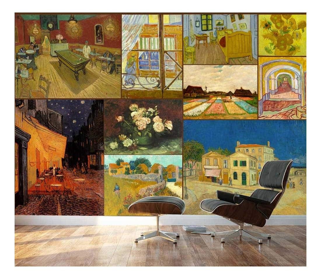 Wall26 Famous Paintings by Vincent Van Gogh Collage Peel & Stick