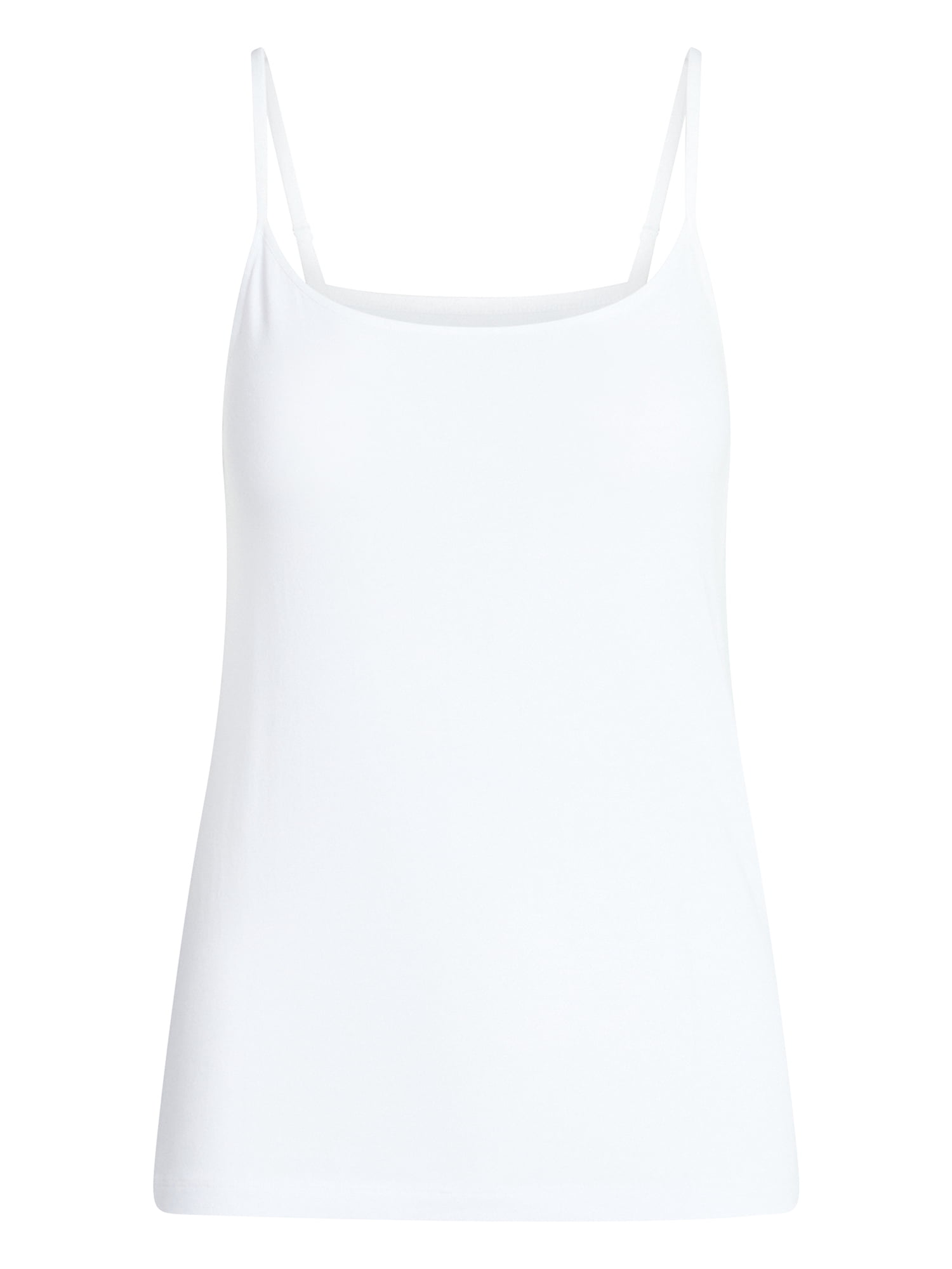 Time and Tru Women’s Adjustable Strap Cami, Sizes XS-XXXL
