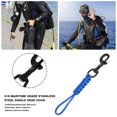 thumbnail image 4 of Gancho de seguridad de perno de acero inoxidable con hebilla de buceo de cuerda Accesorios para exteriores JShteea El nuevo, 4 of 7