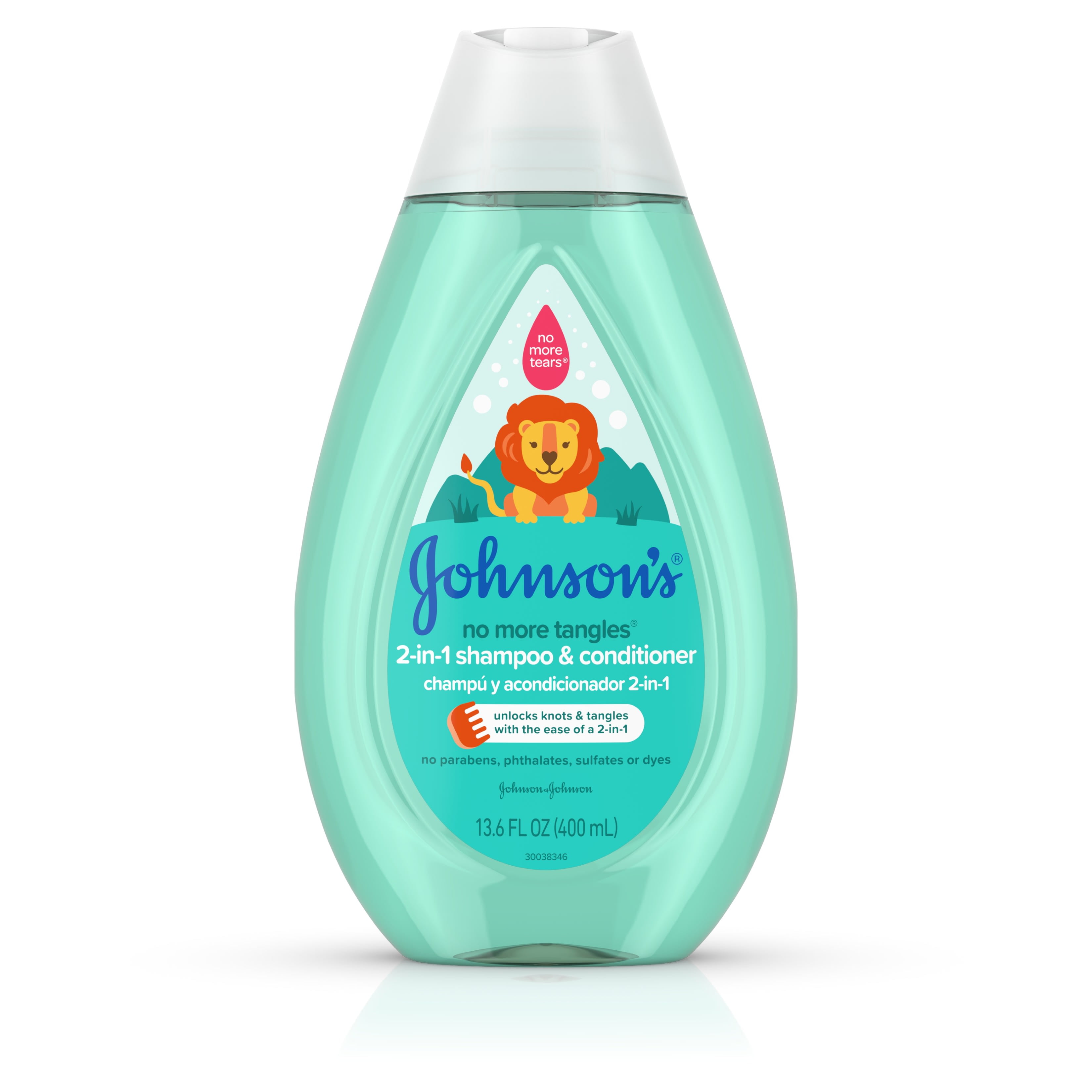 Johnson's Detangling 2in1 Kids Shampoo & Conditioner, 13.6 fl. oz