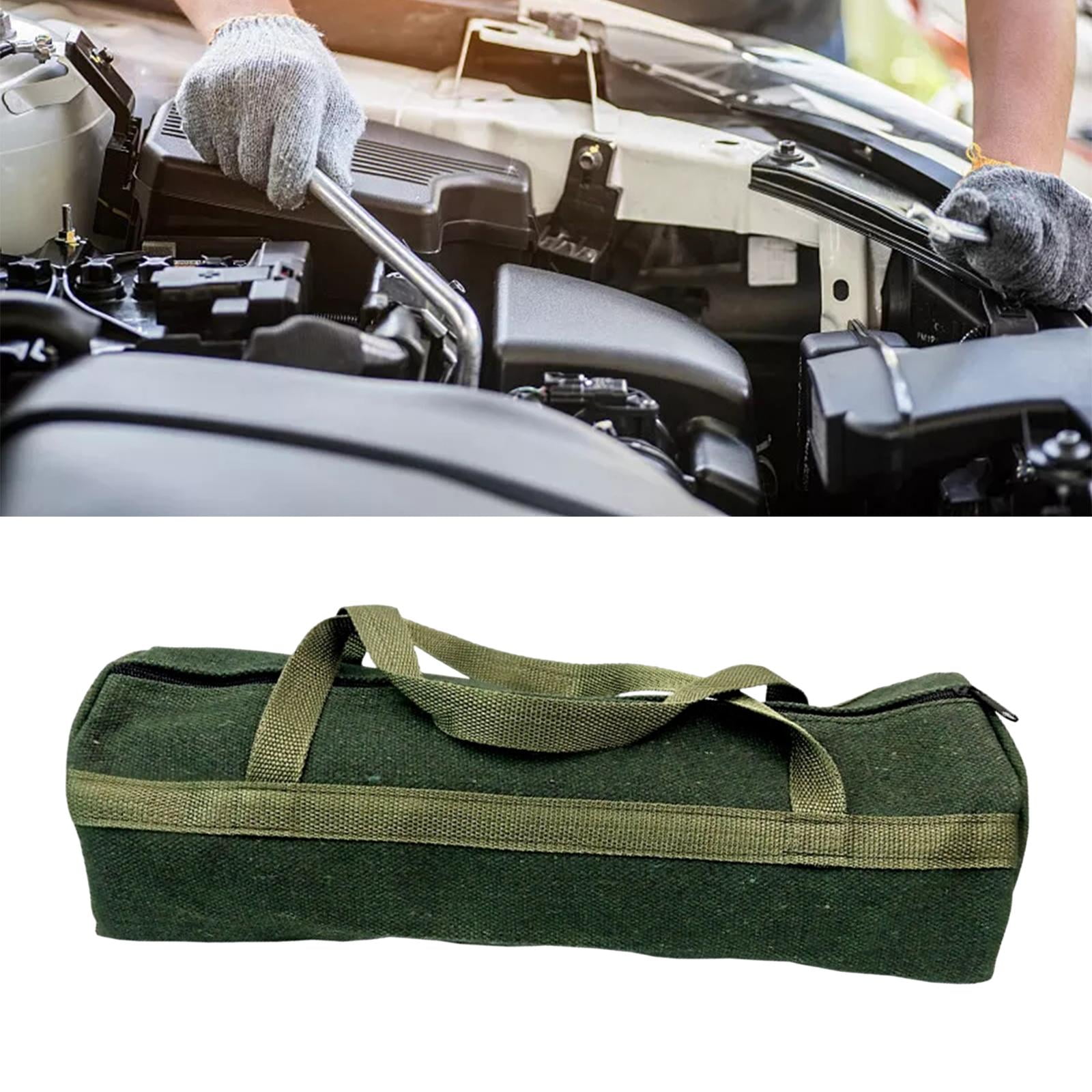 Auto Tool Bag Storage Organizer, Electrical Tool ,Home Gadgets Toolkit Durable Multifunctional Zippered Case Portable Canvas Pouch Tote , 50cmx15cm