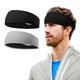 thumbnail image 4 of Diadema deportiva para hombres y mujeres: diadema deportiva elástica antideslizante para fitness, entrenamiento, correr, crossfit, ciclismo, yoga (2 unidades), 4 of 5