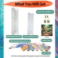 thumbnail image 4 of JYLMOOD Paint by Numbers for Adults Kits, DIY Easy Painting by Numbers for Gift Home Wall Decoration 16x16in without Frame, 4 of 6