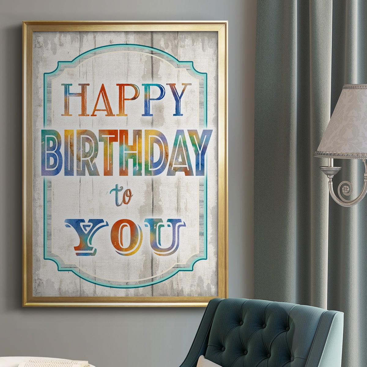 Happy Birthday to You Premium Framed Print - Ready to Hang