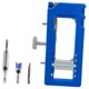 thumbnail image 4 of Bisagra de puertas Bisagra Mortiser Versátil Plantilla de enrutador del kit de instalación para el accesorio de muebles de carpintería práctico Azul, 4 of 8
