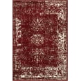 thumbnail image 4 of Unique Loom 3141387 2 ft. 2 in. x 3 ft. Casino Sofia Rectangular Rug, Burgundy, 4 of 5