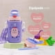 thumbnail image 4 of Botella de Agua para Niños 473ml Peluchina | Con Funda, 2 Tapas, 2 Popotes y Cepillo | Libre de BPA | B Life, 4 of 7