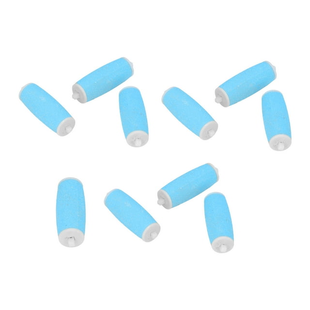 Recharges de Fichiers de Pieds Électroniques, Rouleaux de Remplacement Réutilisables Humides et Secs Parfaitement Compatibles 10 Pcs pour Peau Rugueuse Sèche Callusée Rose, Bleu