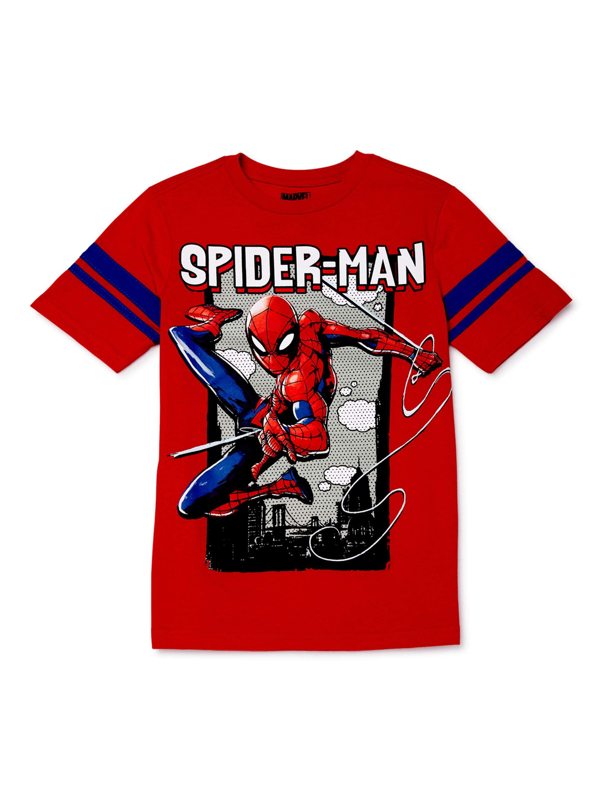 Marvel The Spider-Man Kids Boys Red/Black Shorts Size 5 Free Shipping