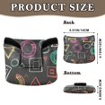 thumbnail image 2 of Haosy Chalk Paint Graphs Golf Mallet Putter Cover Strong Magnetic Leather Golf Club Headcover Closure, 2 of 7
