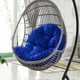 thumbnail image 2 of Swing Egg Chair Cushion Hangings Egg Chair Cushion 1 Seater Bench Cushion With Backrest For Indoor Outdoor Use(including -cn, 2 of 5