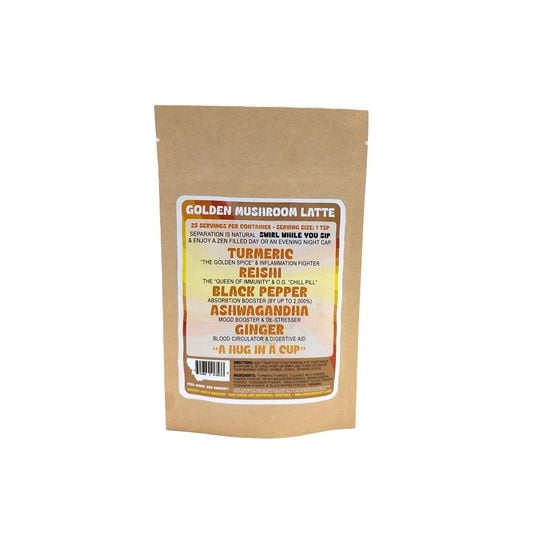Vibrant Roots Mushroom Tea, Golden Latte-2.7 oz