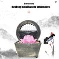 thumbnail image 3 of Waterfall Decoration Lightweight Desktop Meditation Fountain, 3 of 9