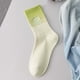 thumbnail image 1 of Calcetines de mujer hasta media pantorrilla, transpirables, cómodos y cálidos, de algodón, unisex., 1 of 3