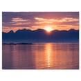 thumbnail image 2 of Norwegian Seashore at Sunset - Modern Seascape Canvas Artwork, 2 of 3