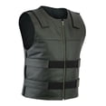 thumbnail image 1 of Styesk Débardeurs Hommes Gilet Sans Manches Rétro Extérieur Poches Zippées Manteau de Sport Automne, 1 of 8