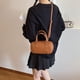 thumbnail image 5 of Bolso de hombro de cuero para mujer, bolso cruzado informal de PU, bolso bandolera, bolso de compras, 5 of 8