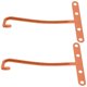 thumbnail image 2 of Clothes Hangers Portable Travel Friendly Quick Drying Non Drilling Installation Orange 33 00X20 00X9 00Cm 2Pcs, 2 of 4