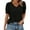 Black, variant on Womens Tops Short Sleeve Shirts Buttons V Neck Spring Fashion Summer Outfits Plus Size Blouses Dressy Casual
