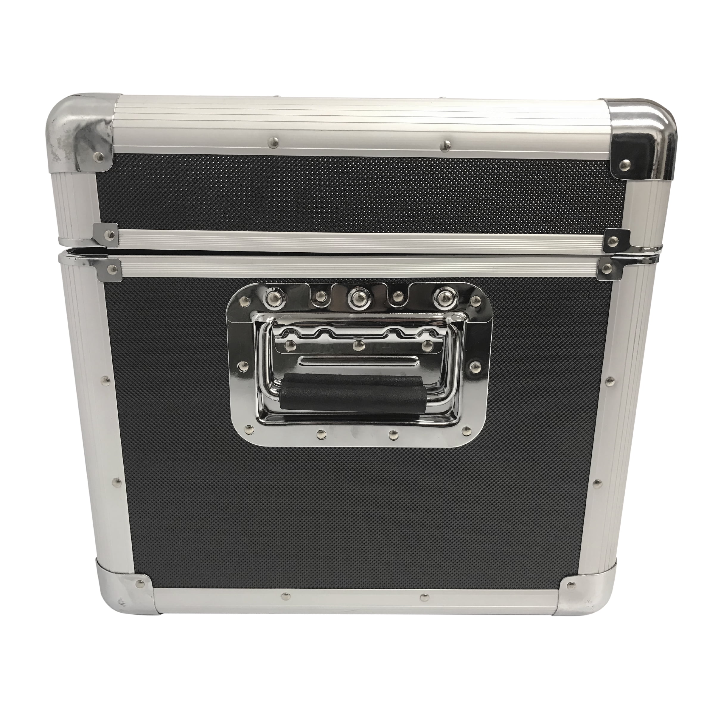 Classic Acts Vinyl Record Album Storage Case – Aluminum Lp Record Player Crates for Records – Holds up to 150 Records