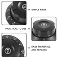 thumbnail image 3 of Raindrops Convenient Black Oven Knob Replacement for Cooktop Burner and Temperature Regulation, 3 of 8