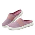 thumbnail image 6 of GUOBIOZIY Mules for Women Walking Sneakers Summer Slip-On Mule Shoes Mesh Shoes Open Back Slip On Shoes Breathable Closed Toe Slides（Pink,8）, 6 of 7