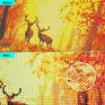 thumbnail image 3 of Matsuzay Navidad diamante pintura Rhinestone pared decoración hogar Type7 NO7, 3 of 6