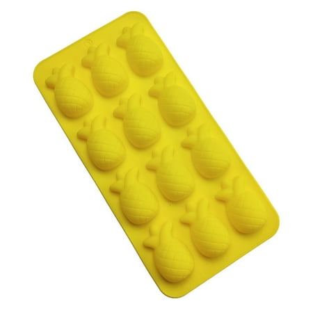 

12 Cavity 3D Pineapple Silicone Mold for Baking Chocolate Mousse Cake Ice Cream French Dessert Pastry Mould